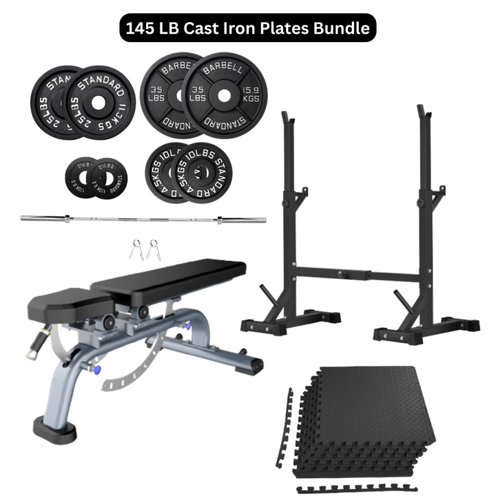 145 LB Cast Iron Plates Bundle