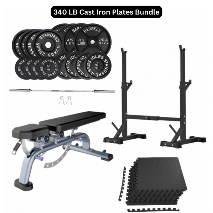 340 LB Cast Iron Plates Bundle