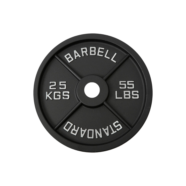55 lb 25 kg cast iron weight plate