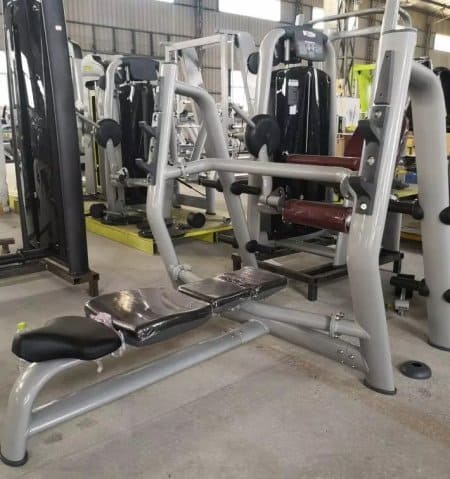 Grey Olympic Flat Bench