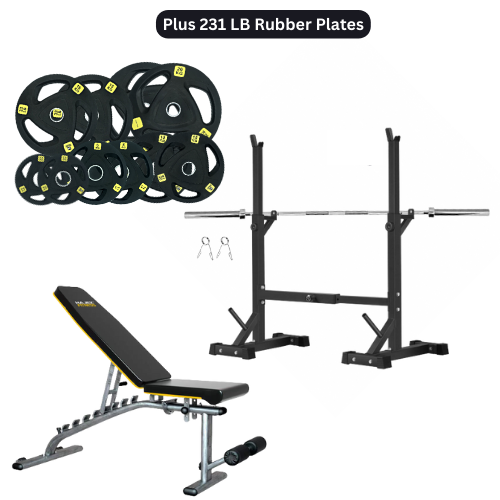 Plus 231 LB Rubber Plates