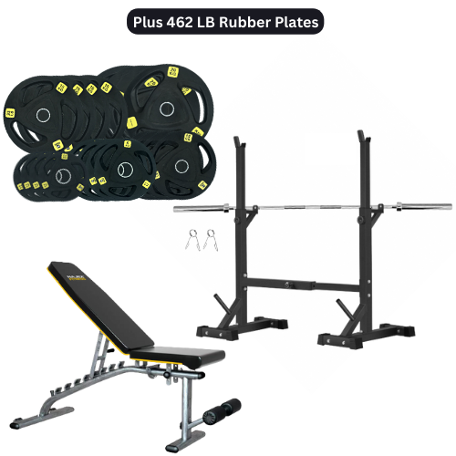 Plus 462 LB Rubber Plates