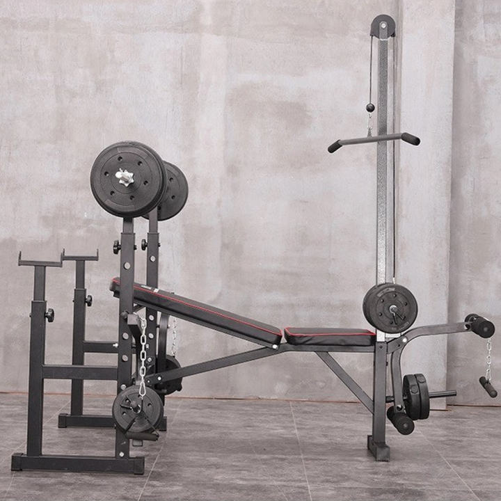 Side of Multifunctional Adjustable Workout Station