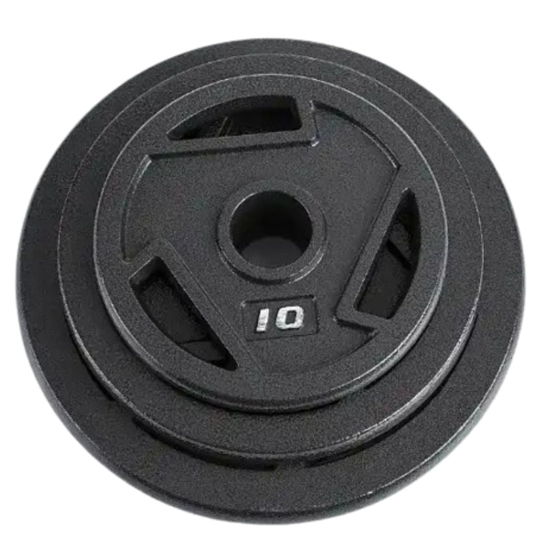 Tri Grip Cast Iron Weight Plates (3)