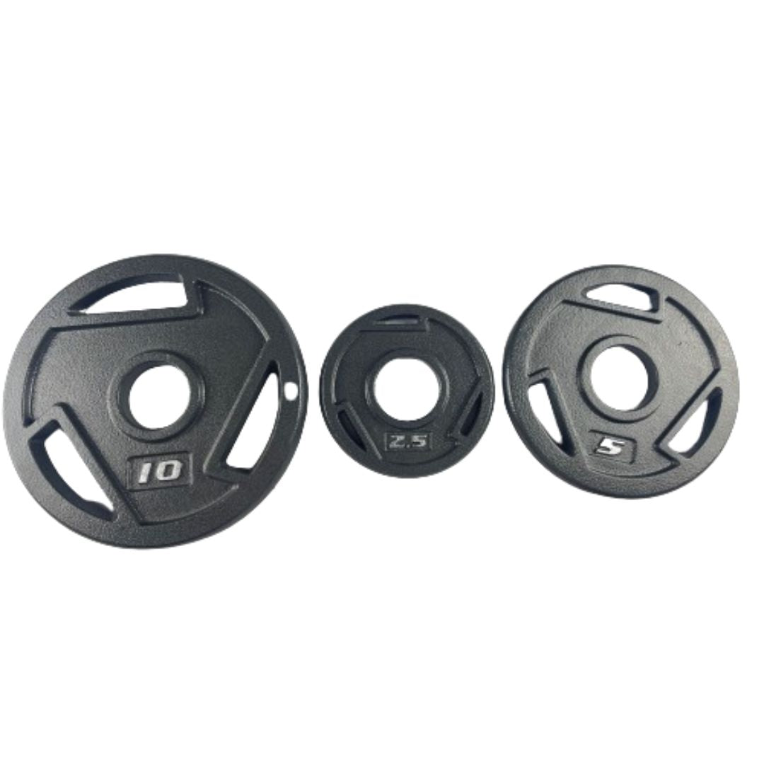 Tri Grip Cast Iron Weight Plates (5)