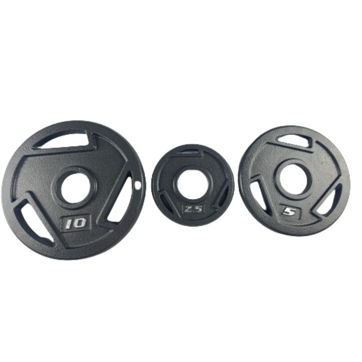 Tri Grip Cast Iron Weight Plates (5)