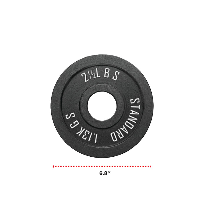 Cast Iron Weight Plates - Standard, Olympic in LBs, KGs