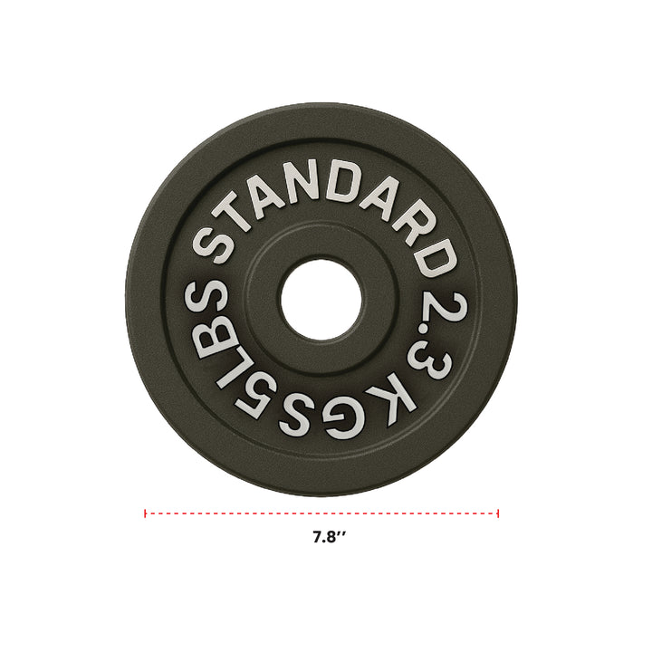 Cast Iron Weight Plates - Standard, Olympic in LBs, KGs