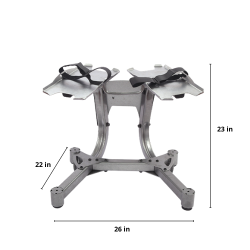 dumbbell rack size