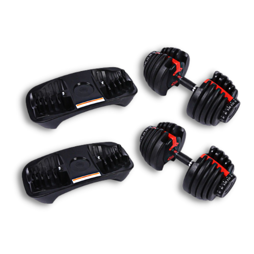 adjustable dumbbell pair