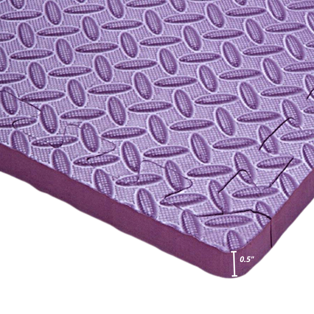 purple eva foam mat