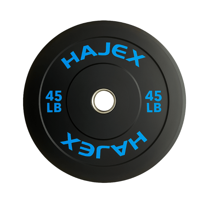 HAJEX Olympic Bumper Weight Plates - 10, 15, 25, 35, 45, 55 LB