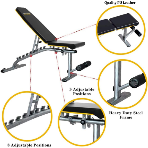 workout bench x1