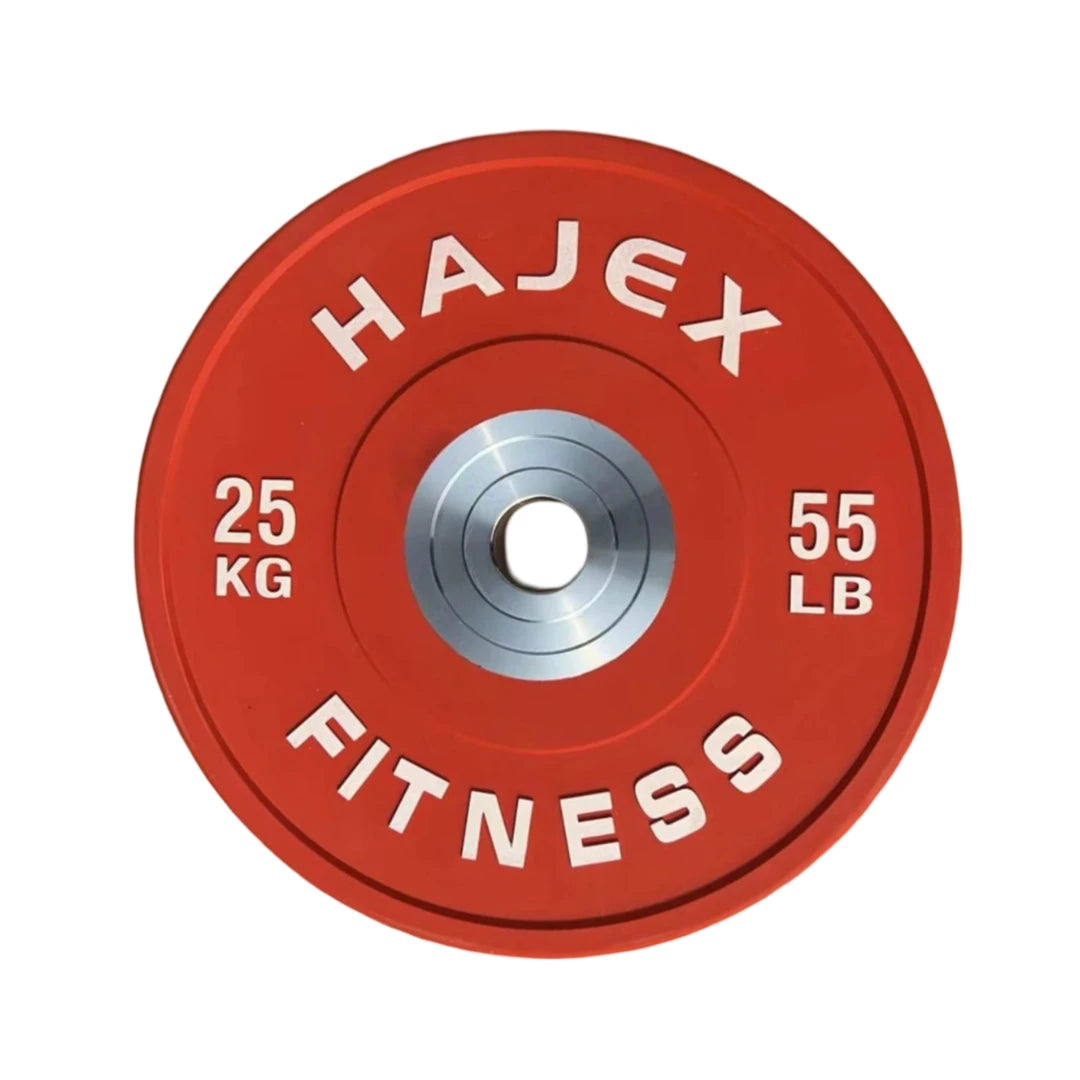 thumbnail image 2 of Pre-Owned Jovego 25lb Olympic Bumper Plate – 2″ Center Hole For Weightlifting (Single) 2 of 3