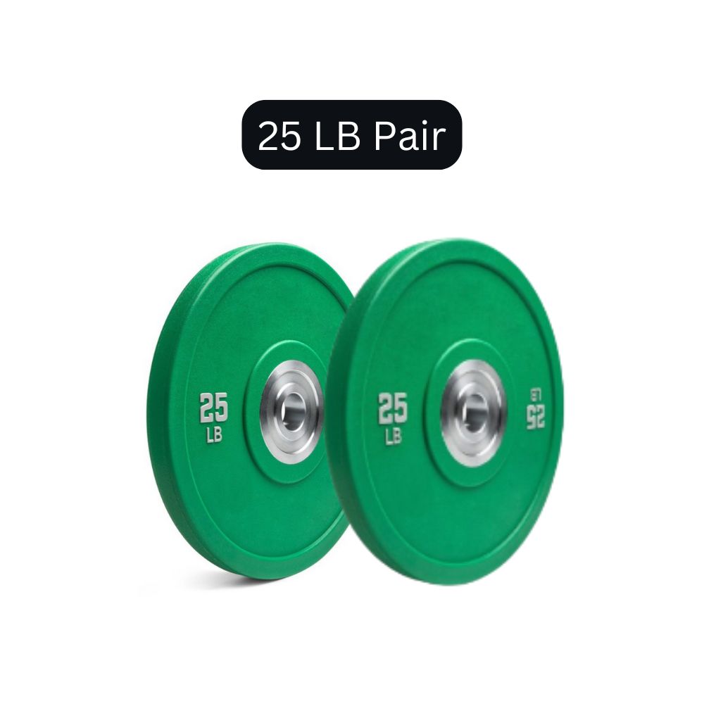 HAJEX Olympic Competition Bumper Plates Colored - 15, 25, 35, 45, 55 LB