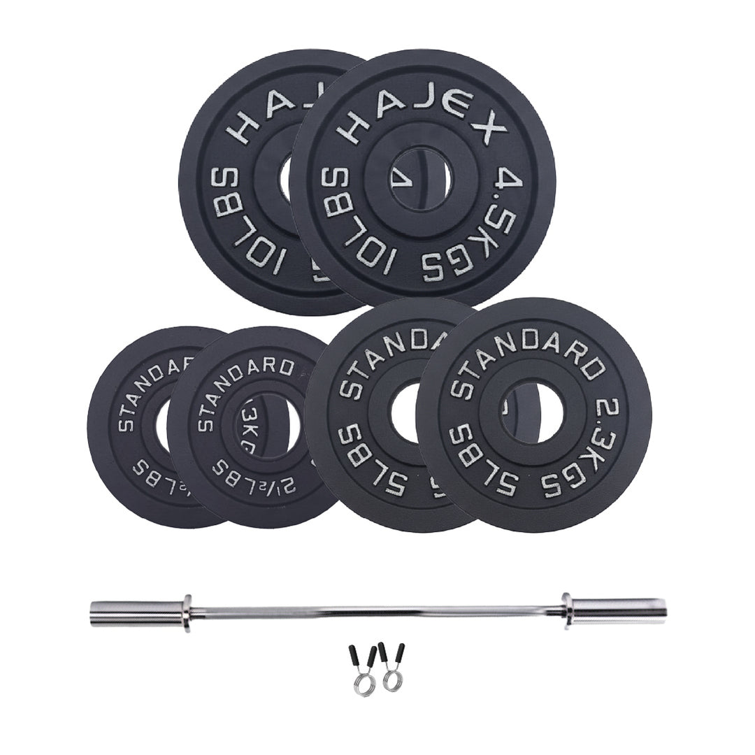 Cast Iron Weight Plates - Standard, Olympic in LBs, KGs