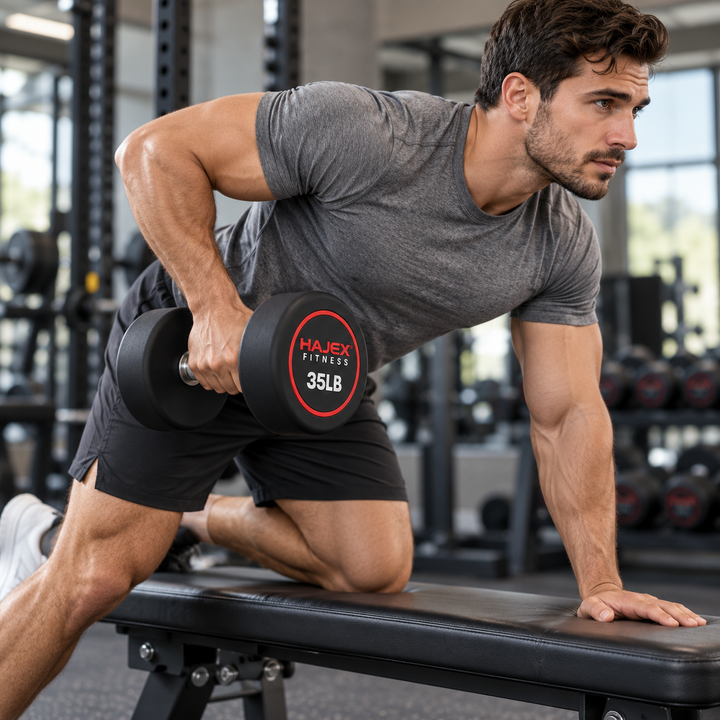 HAJEX Round Dumbbells 5 to 150 LB (Elite Series)