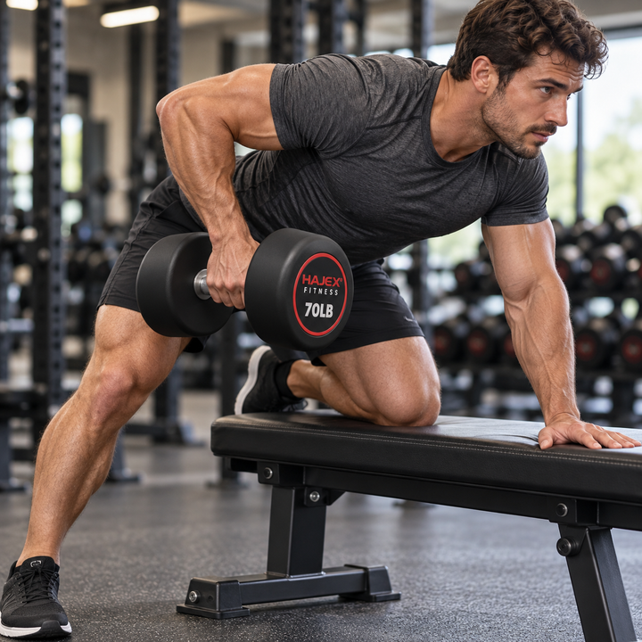 HAJEX Round Dumbbells 5 to 150 LB (Elite Series)