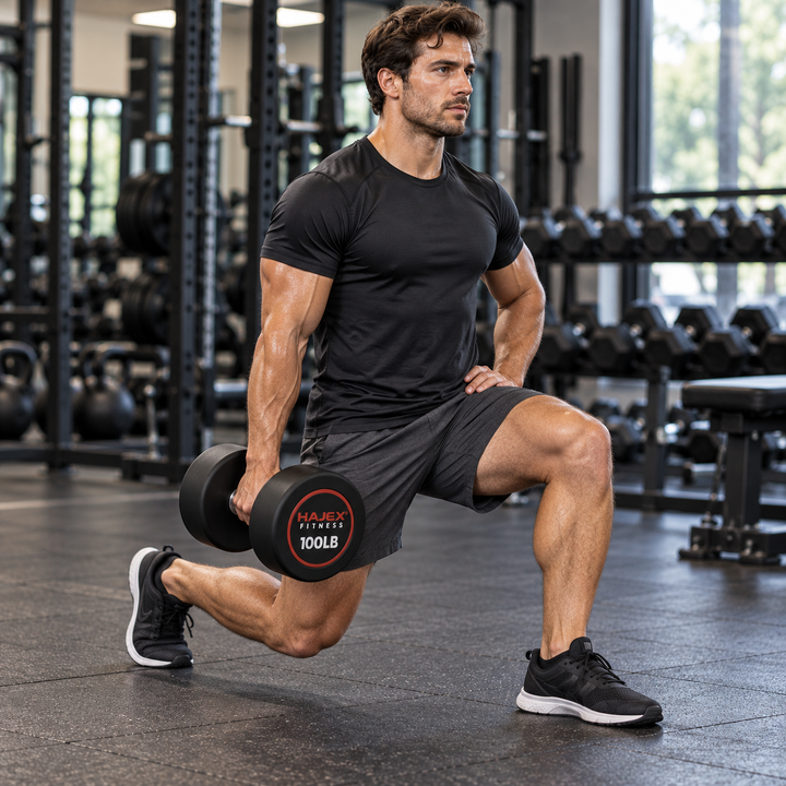 HAJEX Round Dumbbells 5 to 150 LB (Elite Series)