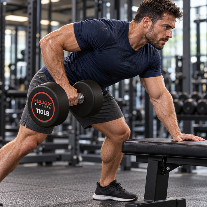 HAJEX Round Dumbbells 5 to 150 LB (Elite Series)