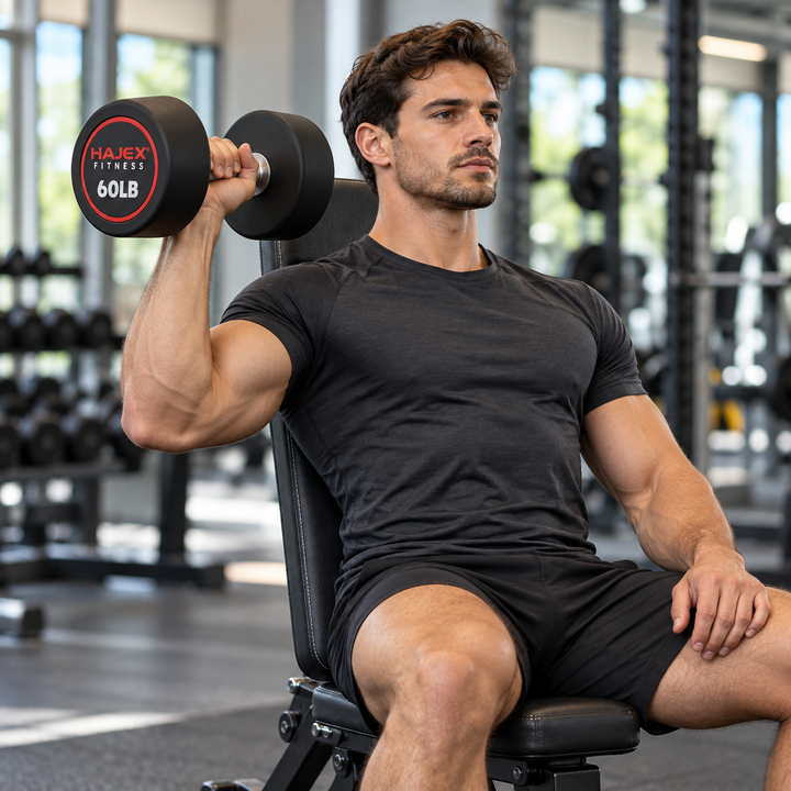 HAJEX Round Dumbbells 5 to 150 LB (Elite Series)