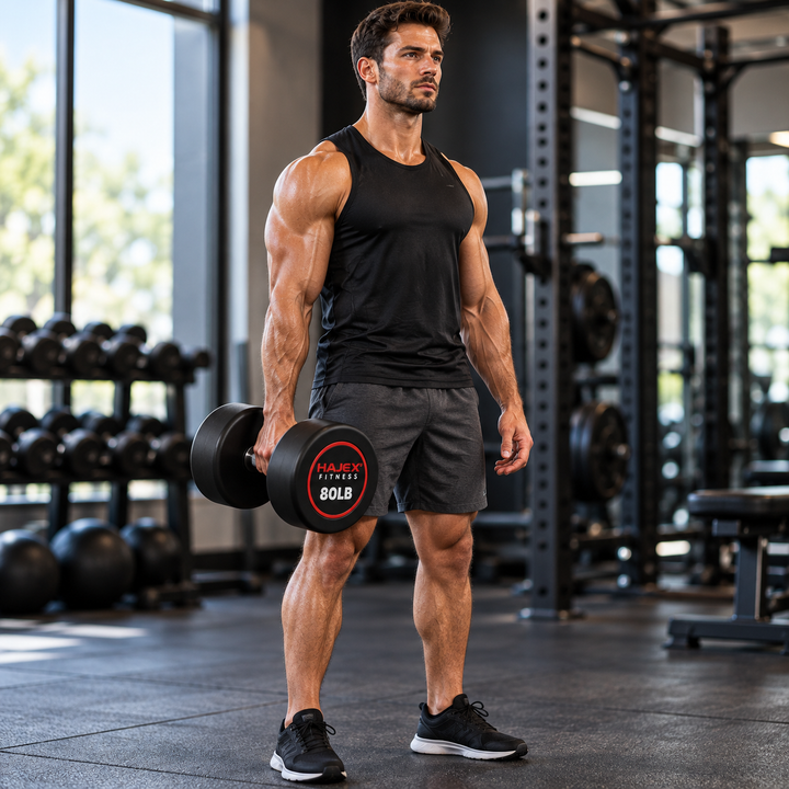 HAJEX Round Dumbbells 5 to 150 LB (Elite Series)