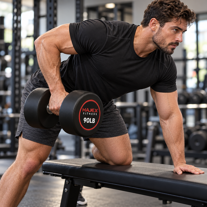 HAJEX Round Dumbbells 5 to 150 LB (Elite Series)
