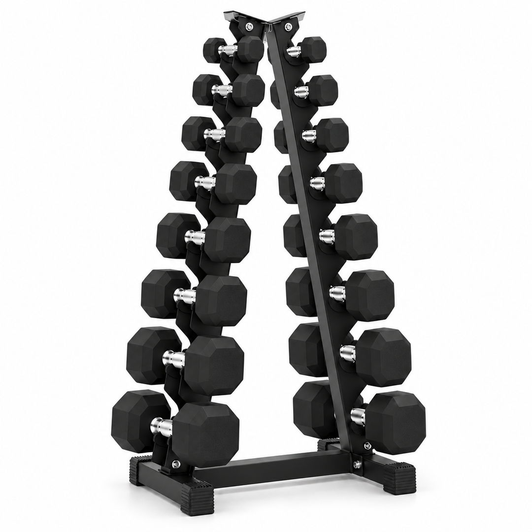 HAJEX Rubber Hex Dumbbells in Canada (2.5 to 150 LB) - Performance Series