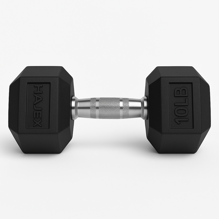 Rubber Hex Dumbbells in Canada (2.5 to 120 LB)