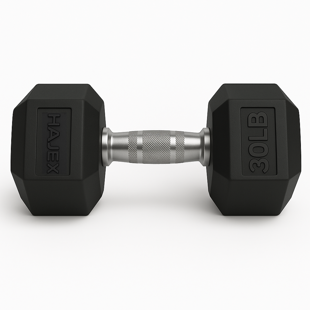 Rubber Hex Dumbbells in Canada (2.5 to 120 LB)