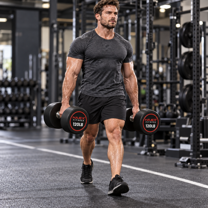 HAJEX Round Dumbbells 5 to 150 LB (Elite Series)