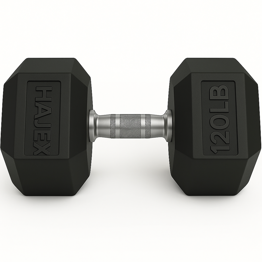 Rubber Hex Dumbbells in Canada (2.5 to 120 LB)