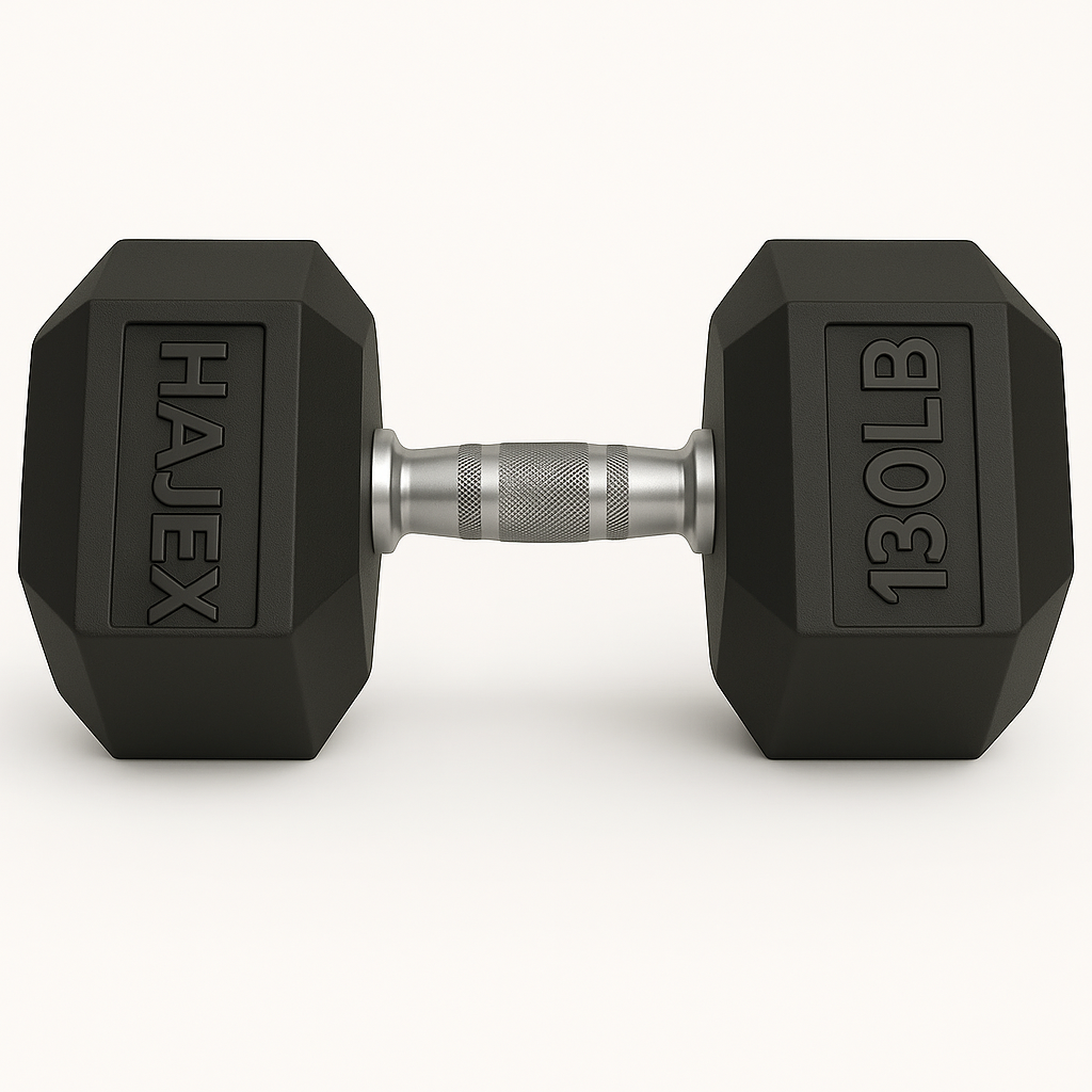 Rubber Hex Dumbbells in Canada (2.5 to 120 LB)