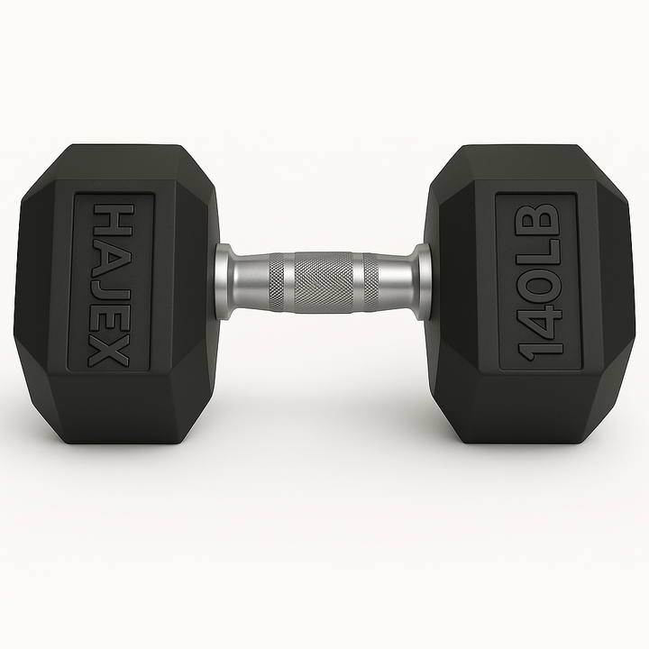 Rubber Hex Dumbbells in Canada (2.5 to 120 LB)