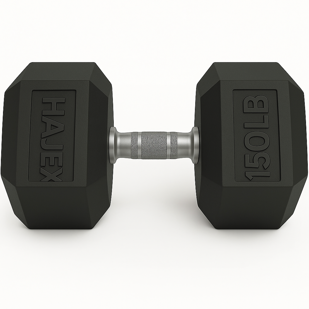Rubber Hex Dumbbells in Canada (2.5 to 120 LB)