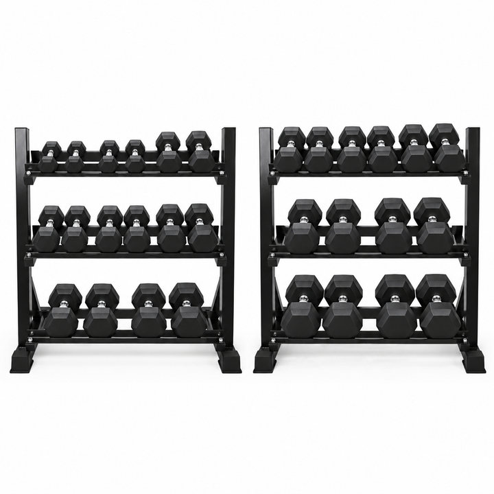 HAJEX Rubber Hex Dumbbells in Canada (2.5 to 150 LB) - Performance Series