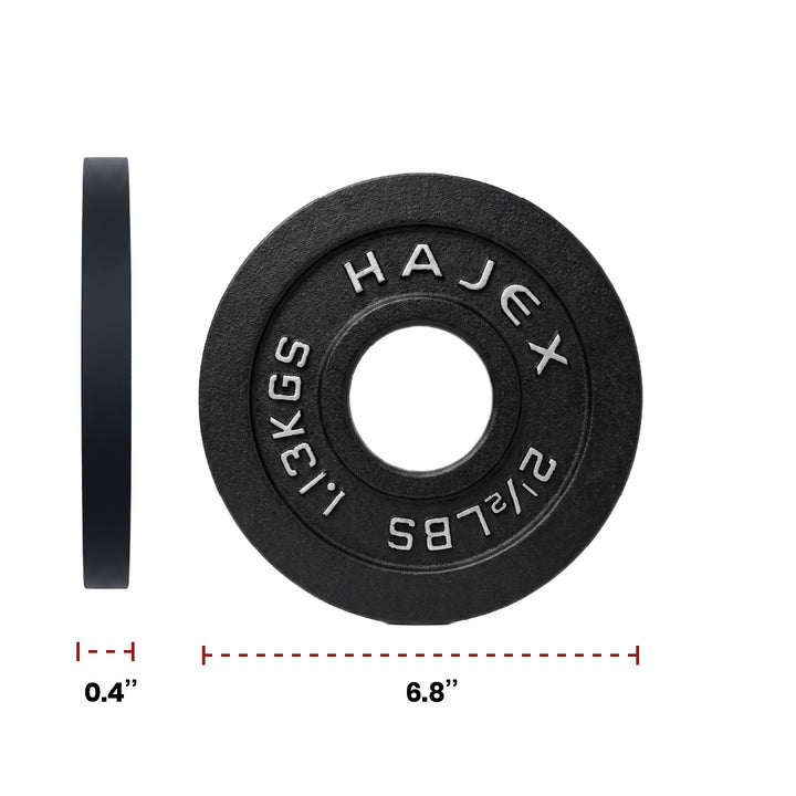 Cast Iron Weight Plates - Standard, Olympic in LBs, KGs