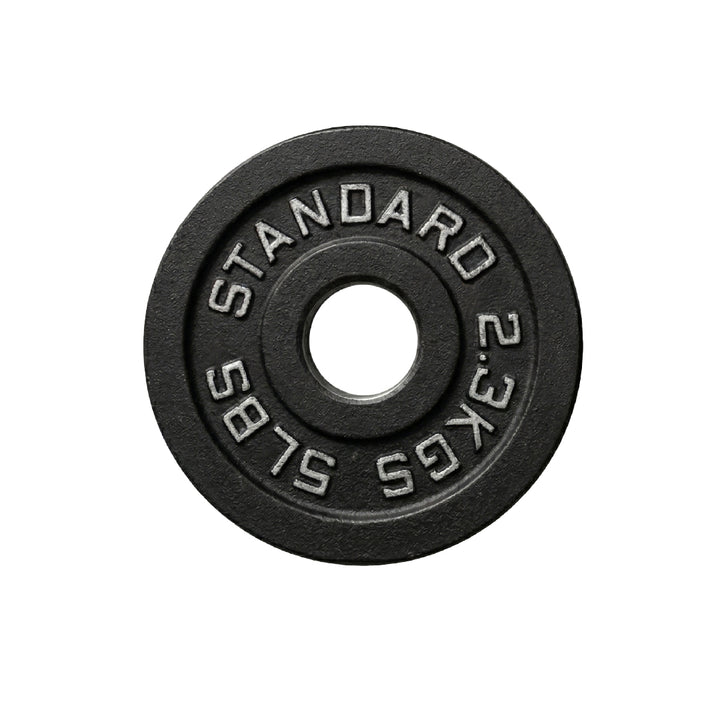 Cast Iron Weight Plates - Standard, Olympic in LBs, KGs