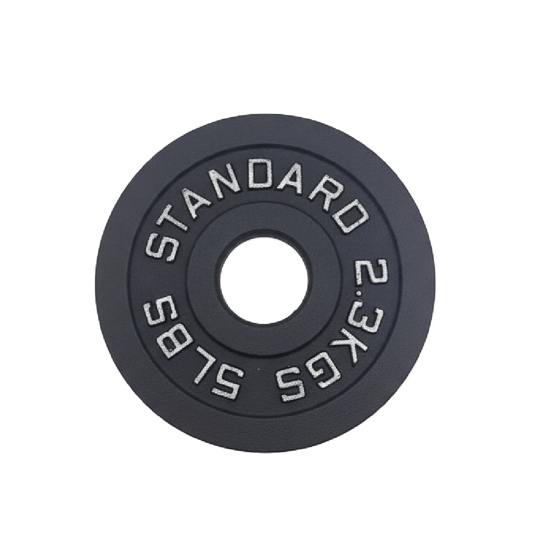 Cast Iron Weight Plates - Standard, Olympic in LBs, KGs
