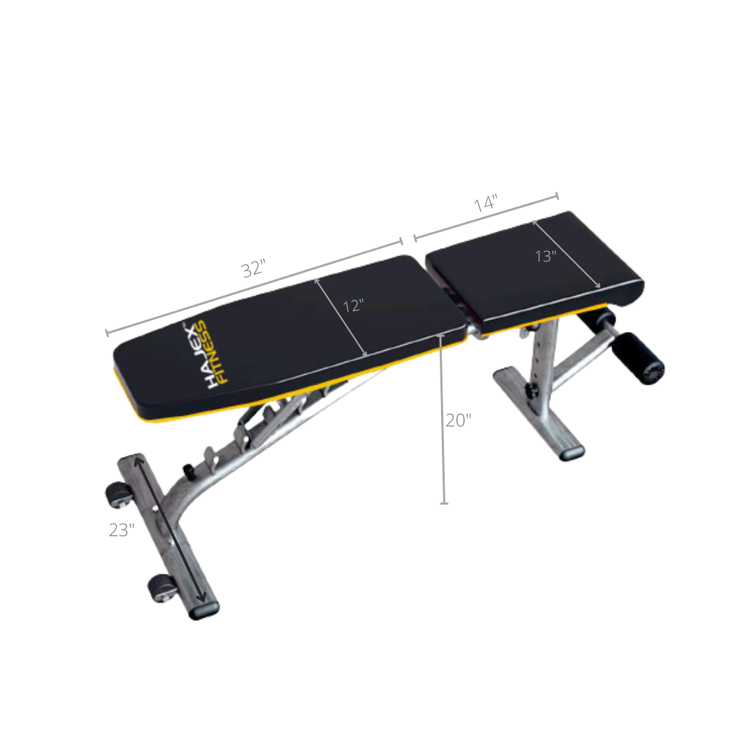 Workout bench dimensions