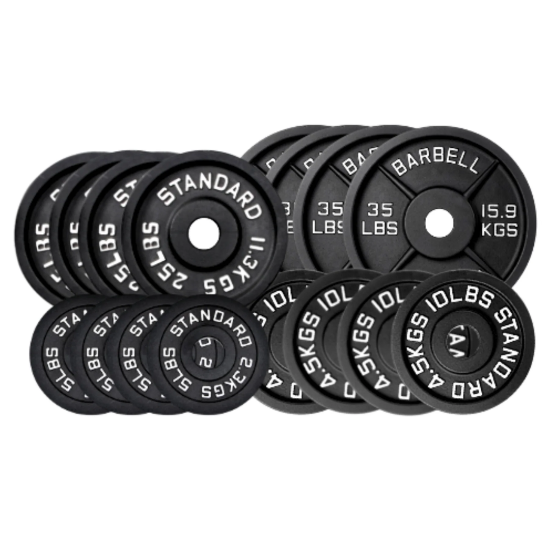 HAJEX cast iron round plate set, 1-inch, 300 lb