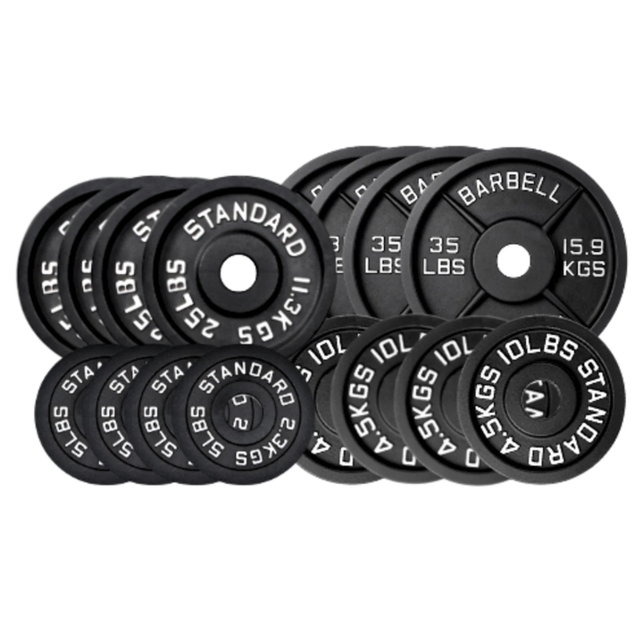 HAJEX cast iron round plate set, 1-inch, 300 lb