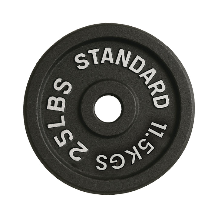 Cast Iron Weight Plates - Standard, Olympic in LBs, KGs