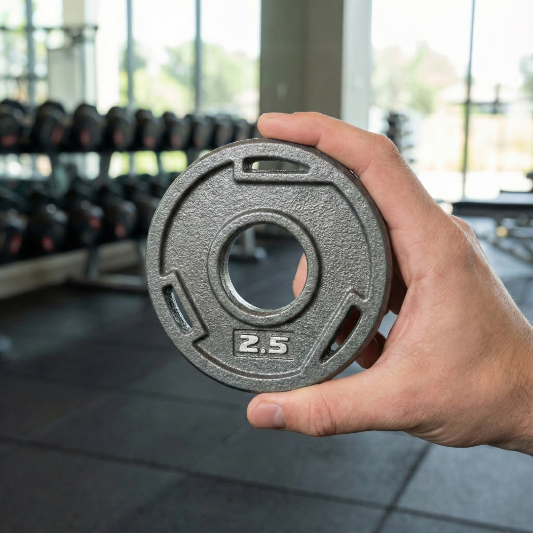 HAJEX Tri Grip Cast Iron Weight Plates