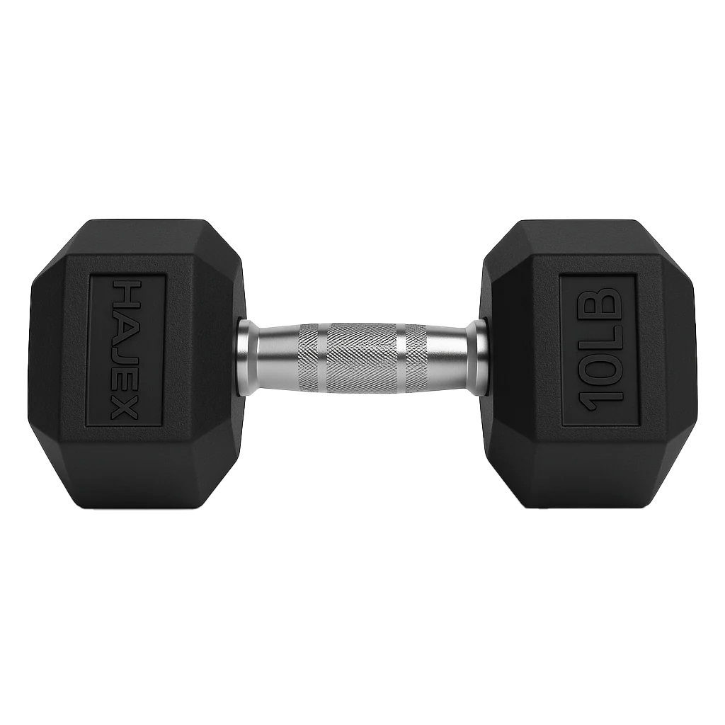 Rubber Hex Dumbbells in Canada (2.5 to 120 LB)