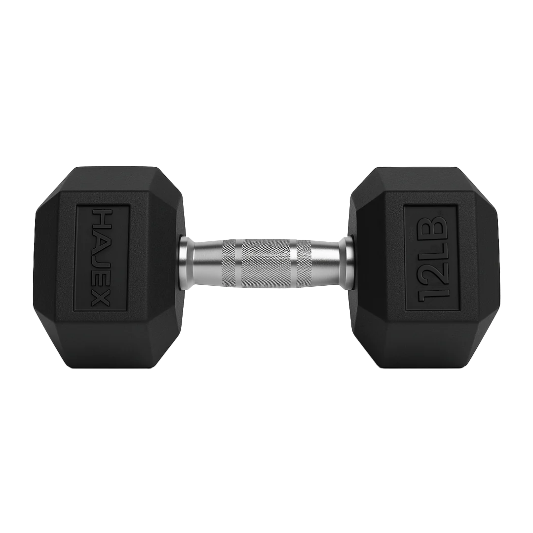Rubber Hex Dumbbells in Canada (2.5 to 120 LB)