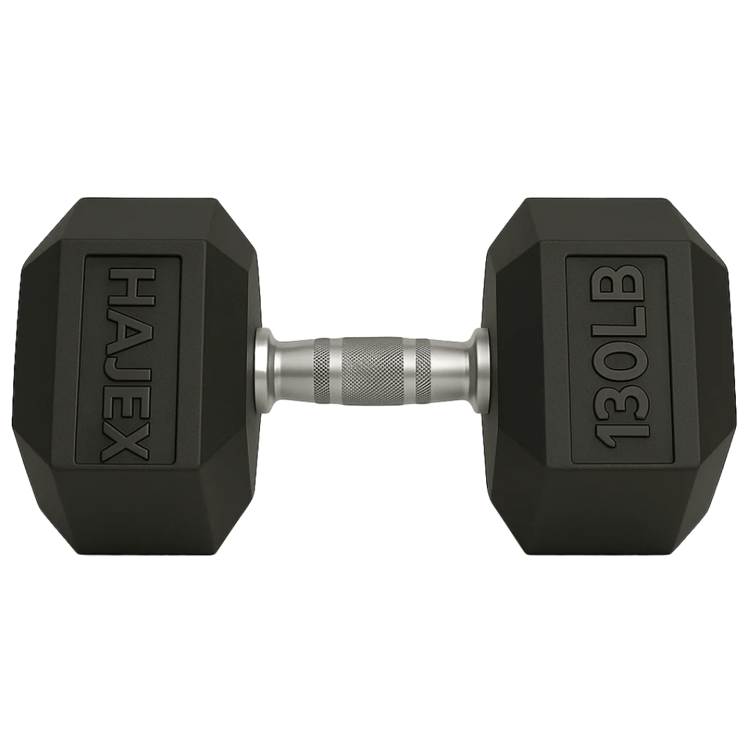 Rubber Hex Dumbbells in Canada (2.5 to 120 LB)