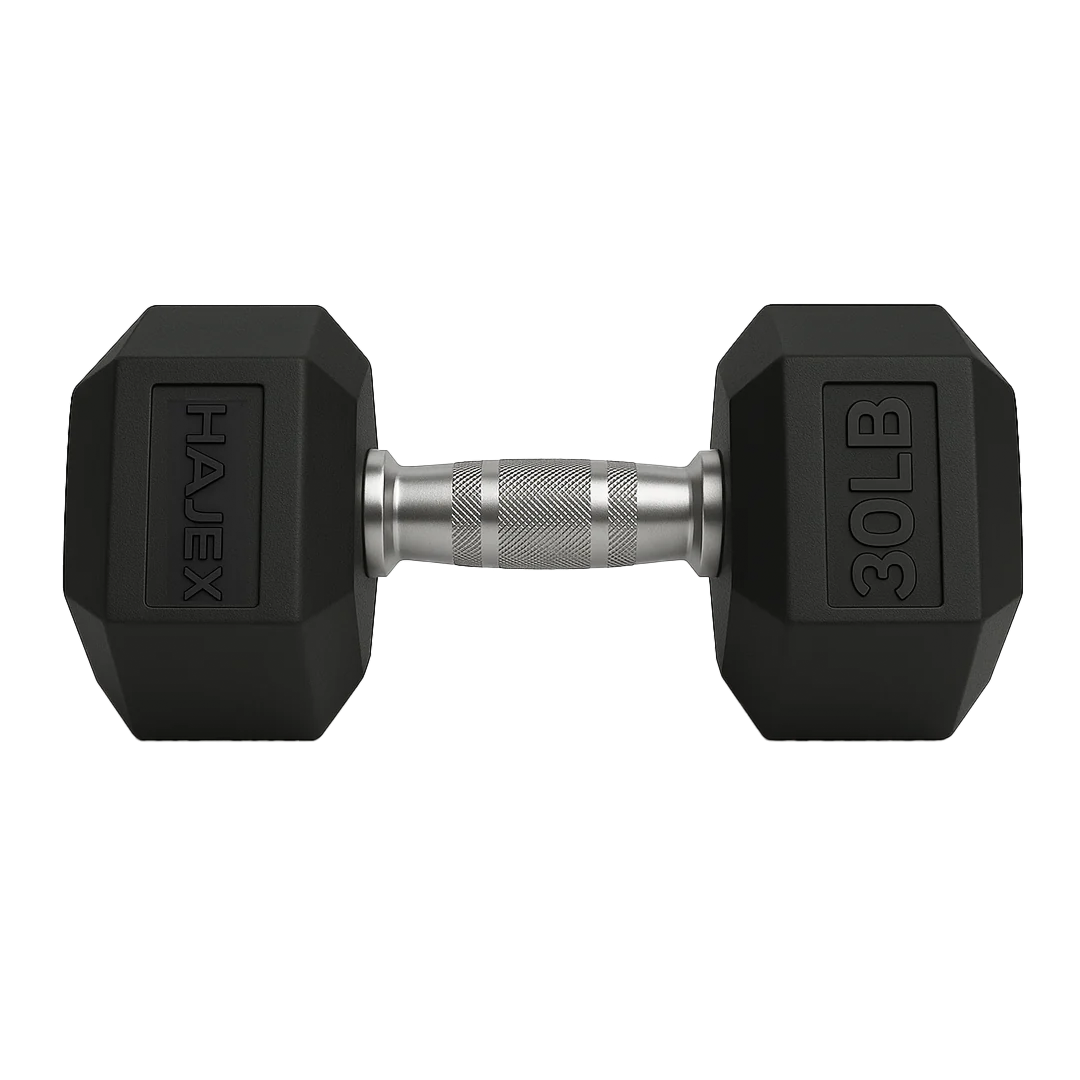 Rubber Hex Dumbbells in Canada (2.5 to 120 LB)
