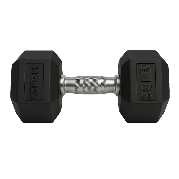 Rubber Hex Dumbbells in Canada (2.5 to 120 LB)