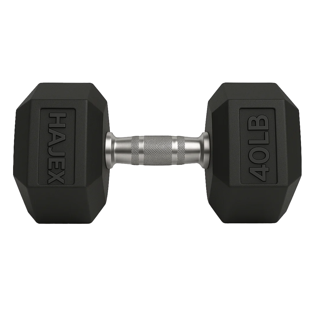 Rubber Hex Dumbbells in Canada (2.5 to 120 LB)